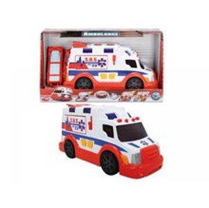 DICKIE Auto ambulance 33cm set s nosítky na baterie plast Světlo Zvuk